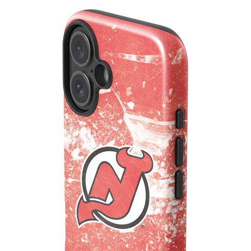 NHL New Jersey Devils Frozen iPhone 16 Plus Impact Case